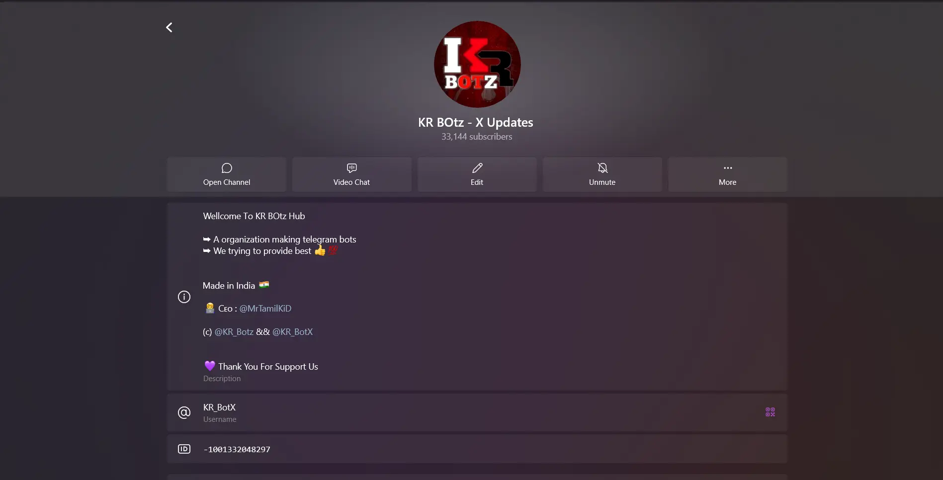 Telegram Bots Collection